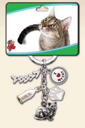Sleutelhanger Korthaar Kat