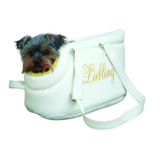 Draagtas Liebling. Comfortable manier om uw kleine hond te vervoeren, in 2 kleuren.