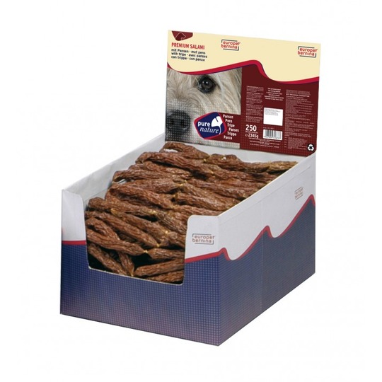 Salami Tripe 9cm. 90% Viande chaîne de saucisses particulier pour les chiens.