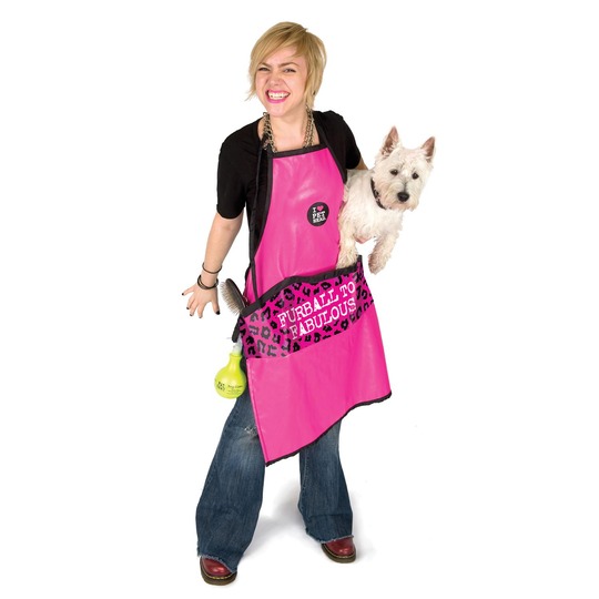 Schort Wet & Wild. Hip en praktisch 'Grooming' schort.