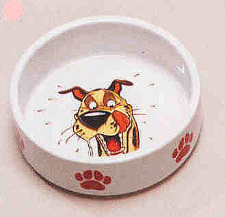 Dog Keramieken Bak 19½x6½cm.