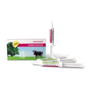Agrapharm Mammicurine 880.  --- To combat Mastitis without waiting time for meat and milk.