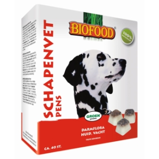 Biofood Grasso di pecora 40pz. In Flessibilità, Trippa, Alghe, Aglio & Salmone.
