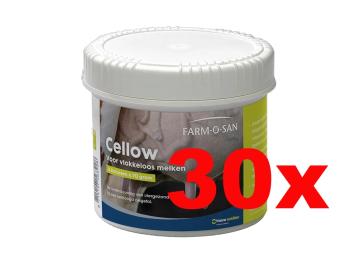 Farm-O-San Cellow 8x 70gr.  --- Bustine per favorire l'assorbimento del calcio e fornire supporto alla vacca nei periodi di ridotta resistenza e salute della mammella.