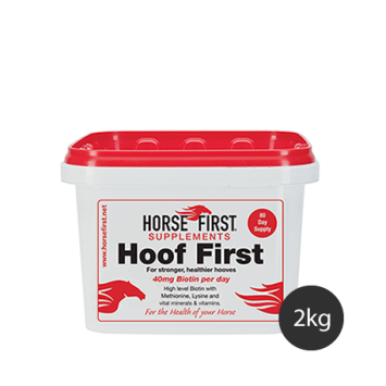 Horse First Hoof First. --- Bekämpft Probleme wie dünne Sohlen, rissige, gebrochene oder schwache Hufe.