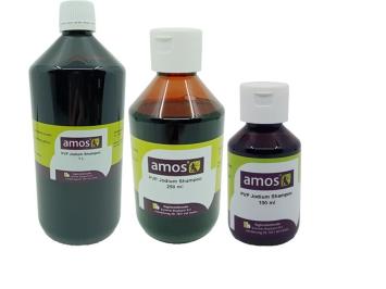 Amos Yodo PVP Champú. --- Para desinfección de la piel y heridas, Fiebre de barro, etc.