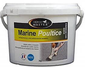 Horse Master Marine Poultice. -- Riche en ingrédients marins, il favorise la récupération.