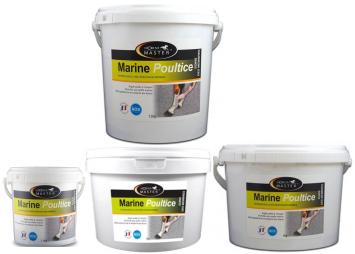 Horse Master Marine Poultice. -- Riche en ingrédients marins, il favorise la récupération.