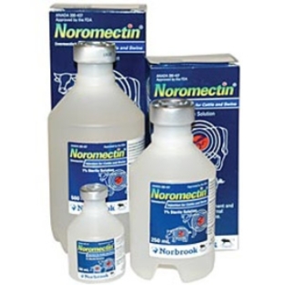 Noromectin Injectable. --- Pour le traitement des bovins non allaitants et des porcs  contre les parasites internes et externes.