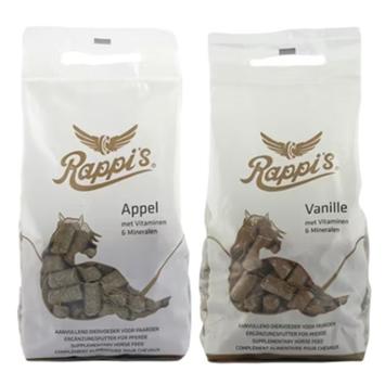Rapide Rappi's 1kg. --- Sabrosa recompensa para caballos, en manzana y vainilla.